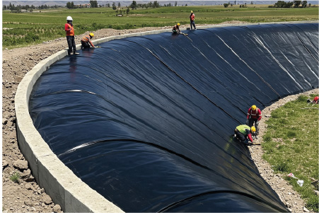 Reservorio de agua para riego tecnificado, Maquinpe Group